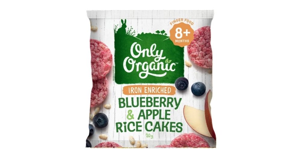 Only Organic Blueberry & Apple Rice Cakes reviews | ProductReview.com.au