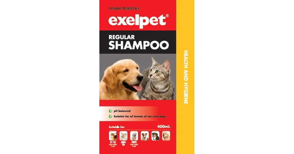 Exelpet shampoo 2025