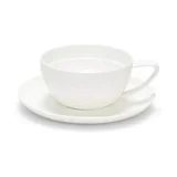 Salt&Pepper Edge Tea Cup & Saucer