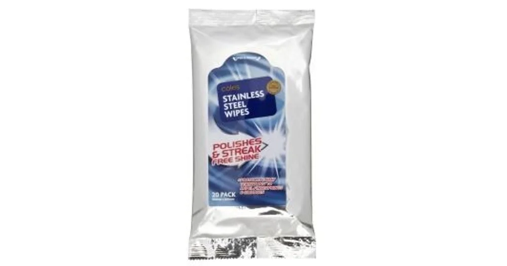 Coles Stainless Steel Wipes Questions