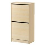 Ikea Bissa Shoe Cabinet with 2 Compartments