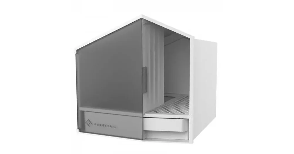 Furrytail SemiClosed Glow House Cat Litter Box reviews ProductReview