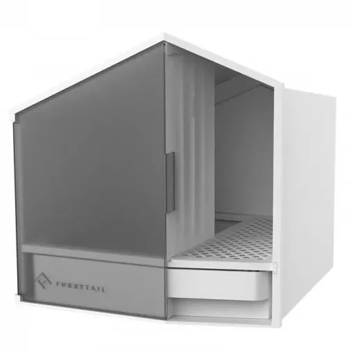 Furrytail SemiClosed Glow House Cat Litter Box reviews ProductReview