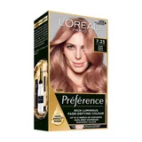 L'Oreal Paris Preference Permanent hair Colour 7.23 Dark Rose Gold