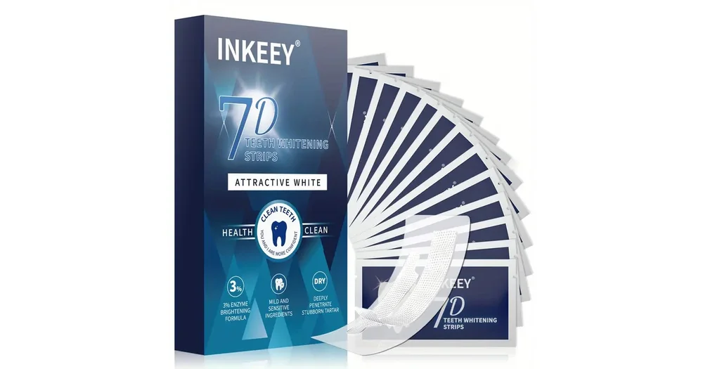 Inkeey 7D Teeth Whitening Strips reviews