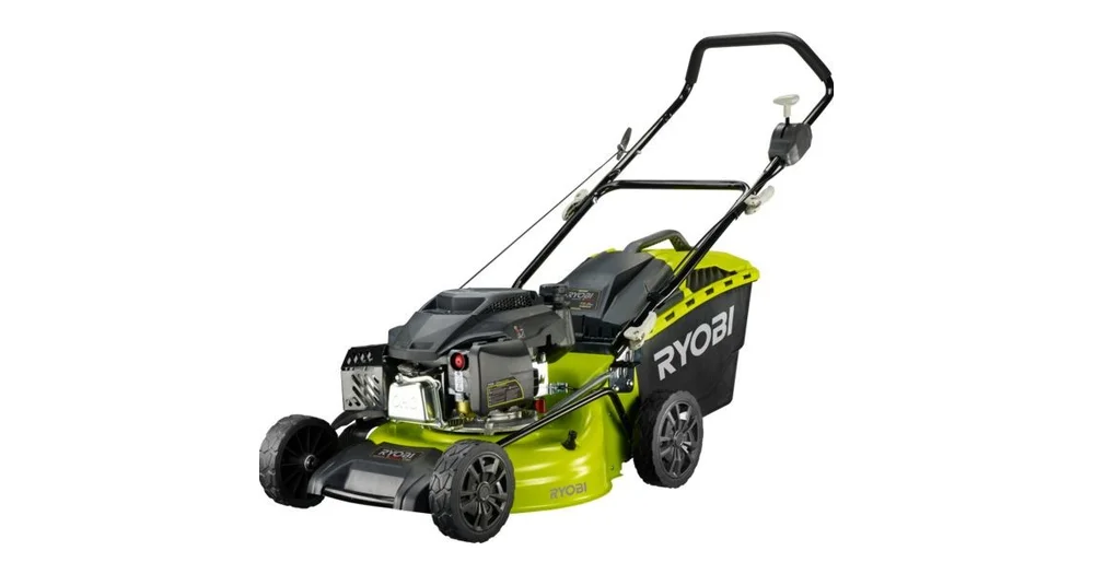 Ryobi petrol cheap lawn mower price