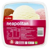 Coles Neapolitan Ice Cream Tub