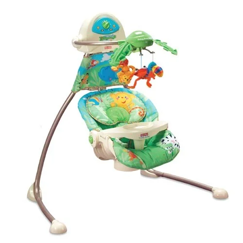 Fisher price cradle n swing sale rainforest