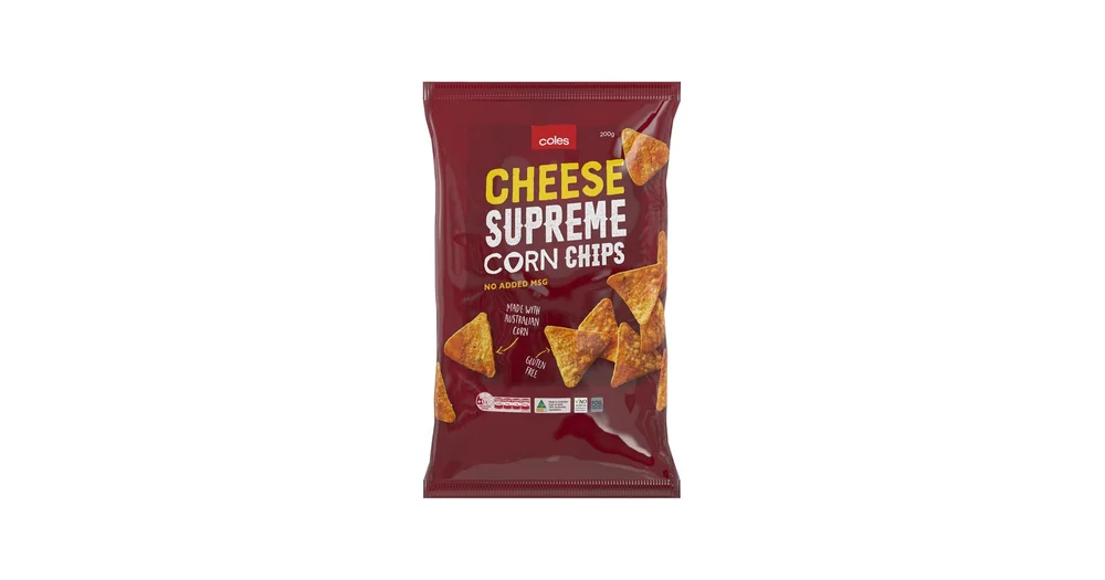 Coles Cheese Supreme Corn Chips reviews