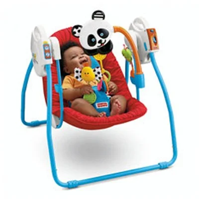 fisher price rainforest open top take along swing