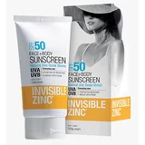 Invisible Zinc Face & Body Sunscreen SPF50
