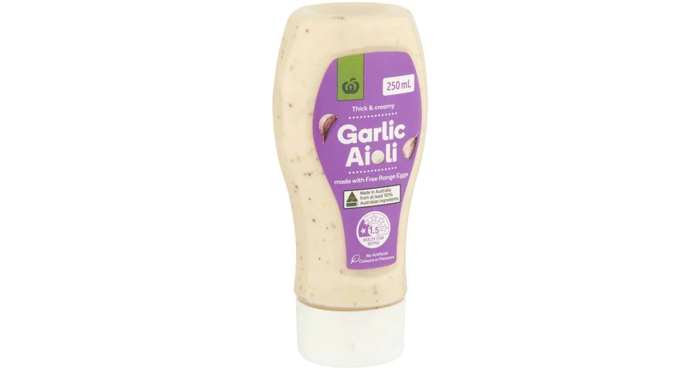 Woolworths Garlic Aioli reviews