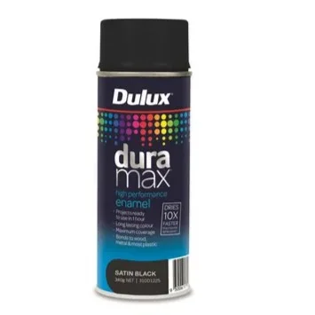 Dulux Duramax Satin Black Spray Paint reviews