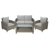 Marquee 4 piece wicker setting sale