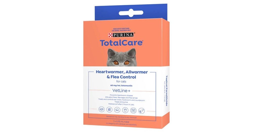 Photo inspiration: Visual Reference: Purina Total Care Heartwormer Allwormer Flea Control For Cats