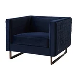 Koala Interwoven Navy Blue Fabric Chair