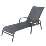 Marquee Sling Steel Sun Lounger