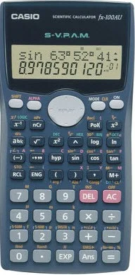 Calculator casio scientific fx100au plus hot sale