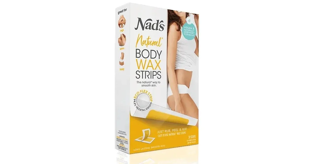 Nad’s Natural Hair Removal Body Wax Strips reviews