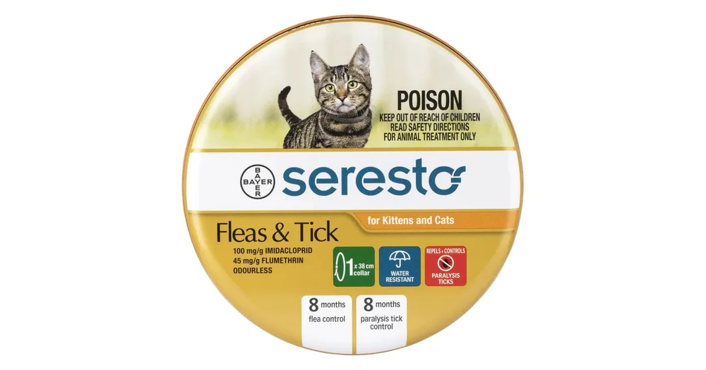 Cat keeps licking seresto flea collar hotsell