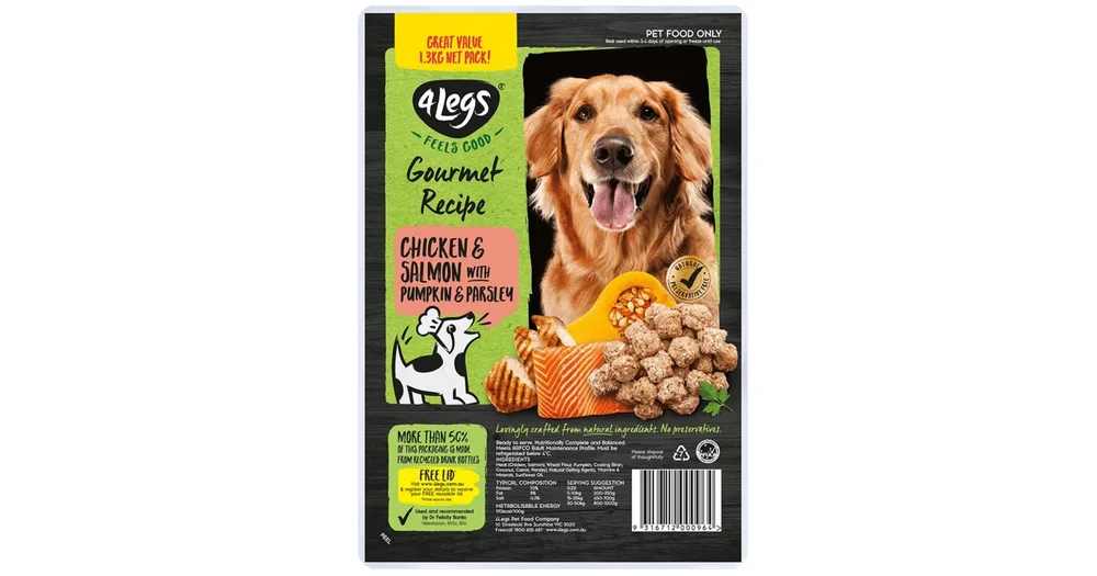 4legs natural dog clearance food