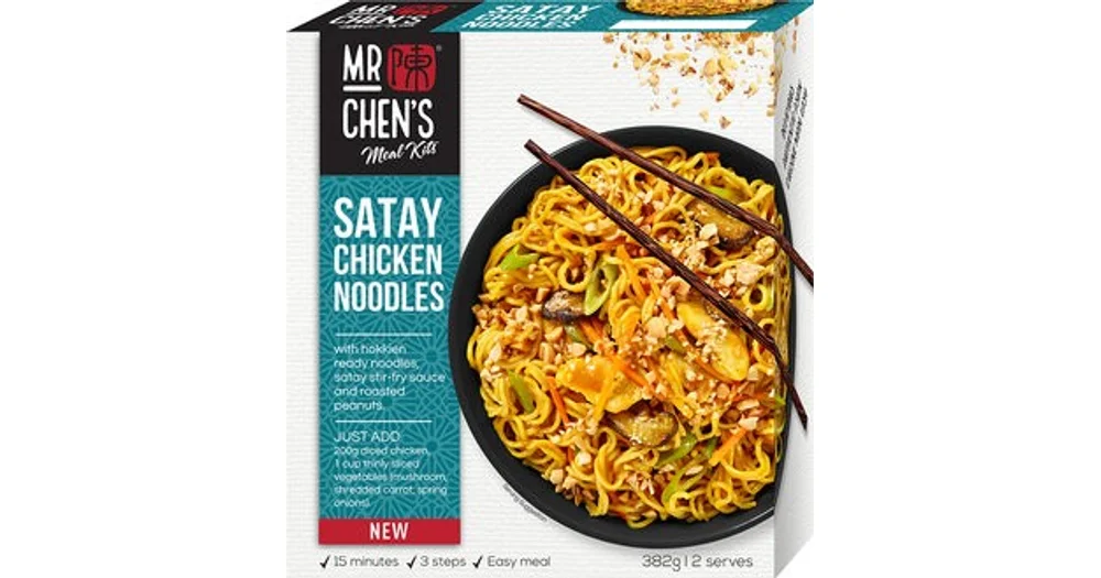 Mr Chen's Satay Chicken Noodles Kit reviews