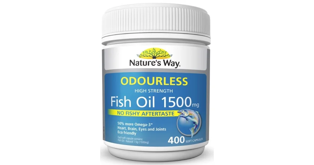 Nature's Way Fish Oil Odourless