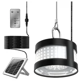 LED Solar Lights Outdoor Waterproof Solar Pendant Lights with Remote
