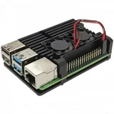 Armour Case with Dual Cooling Fan for Raspberry Pi 4