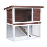Advwin Rabbit Hutch Chicken Coop 2 Storey W/ Ramp