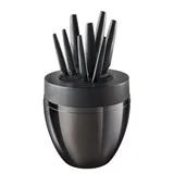 Baccarat The Egg iD3 Black Samurai Knife Block 9 Piece