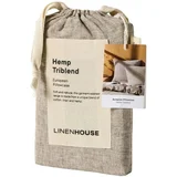 Linen House Hemp Triblend Walnut Quilt Cover Set