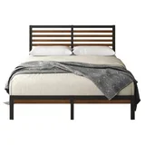 Zinus Kai Bamboo & Metal Bed Frame Double
