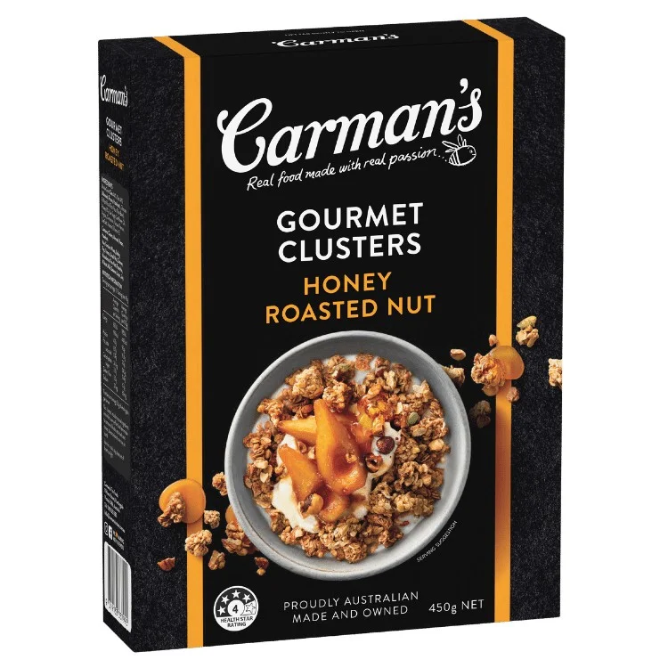 Carman’s Gourmet Clusters Honey Roasted Nut reviews