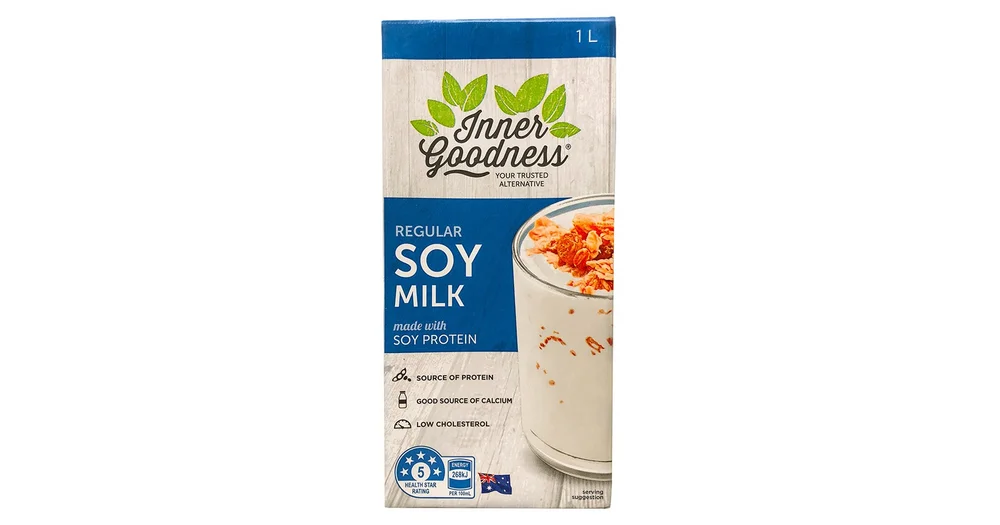 Aldi Inner Goodness Regular Soy Milk reviews