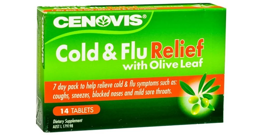 Cenovis Cold & Flu Relief with Olive Leaf reviews
