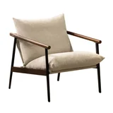 Zinus Wood and Fabric Armchair