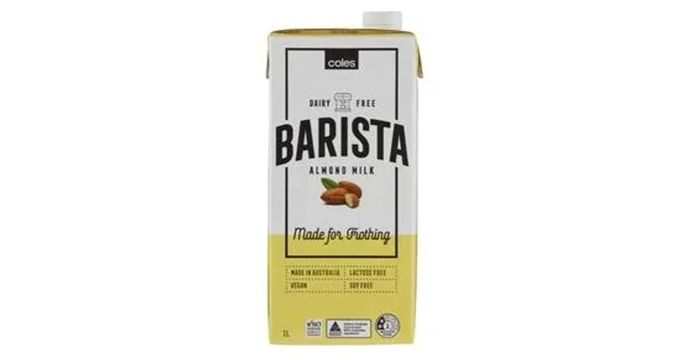Coles Dairy Free Barista Almond Milk