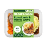 Youfoodz Roast Lamb & Minted Gravy with Creamy Mash & Veg