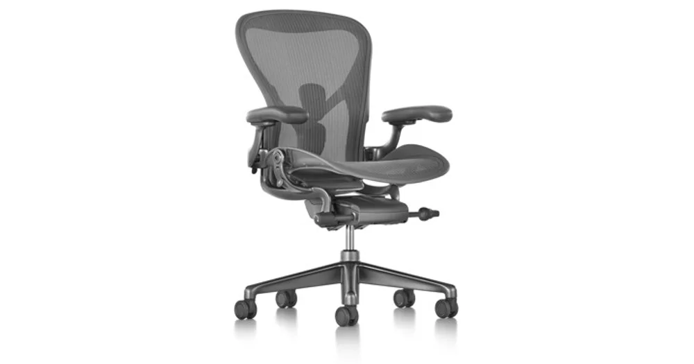 Herman miller discount aeron cross legged