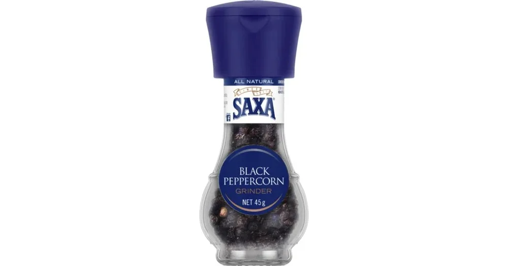 Saxa Black Peppercorn Pepper Grinder reviews