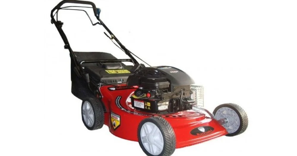 Buy Black Eagle Lawn Mower 18 & 20” Push & Self Propelled Lawnmower Petrol  4 Stroke - MyDeal