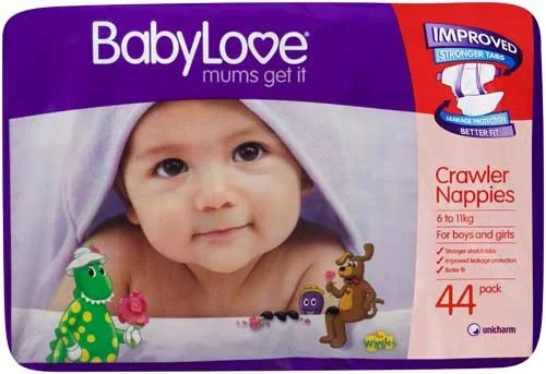 Babylove crawler hot sale nappies