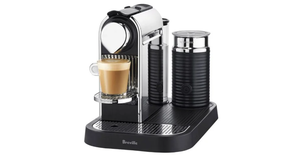 Nespresso Citiz Chrome And Milk Breville Nespresso Citiz Coffee