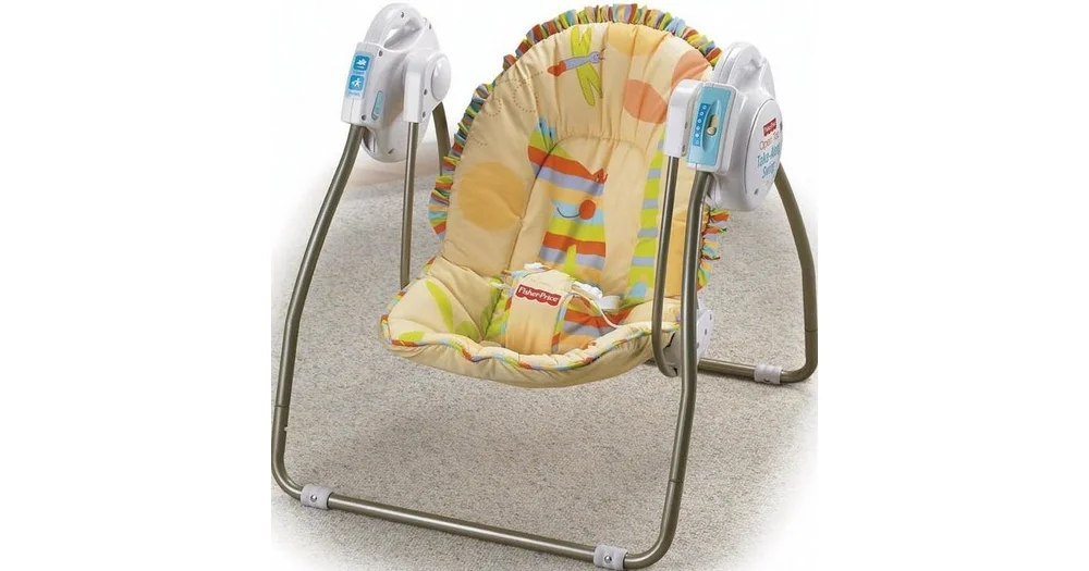 Fisher price rainforest open store top take along swing