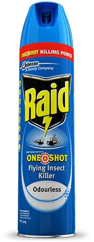 Raid One Shot Flying Insect Killer Odourless reviews