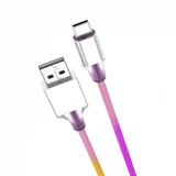 Laser Rainbow Type-C Nylon-Braided Charging Cable