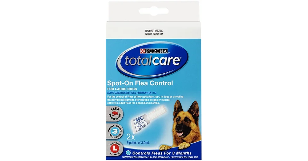 TOTAL CARE - Flea & Tick Control Plus for Medium Dogs - Purina