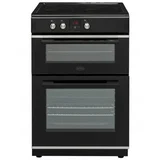 Belling 60cm Induction Cooktop & Electric Double Oven BFS60DOIND