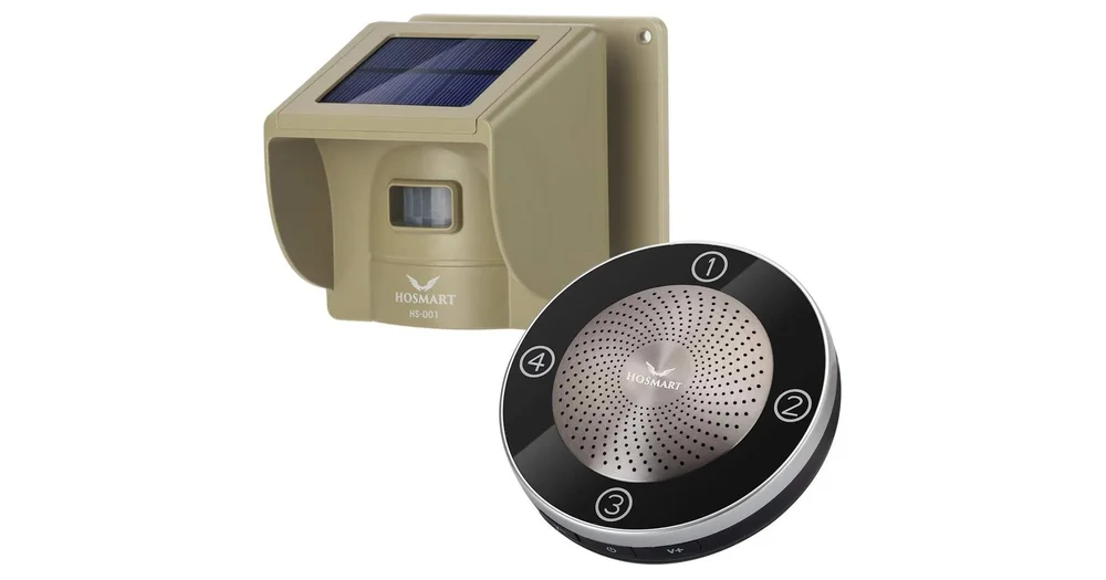 Hosmart solar hot sale driveway alarm